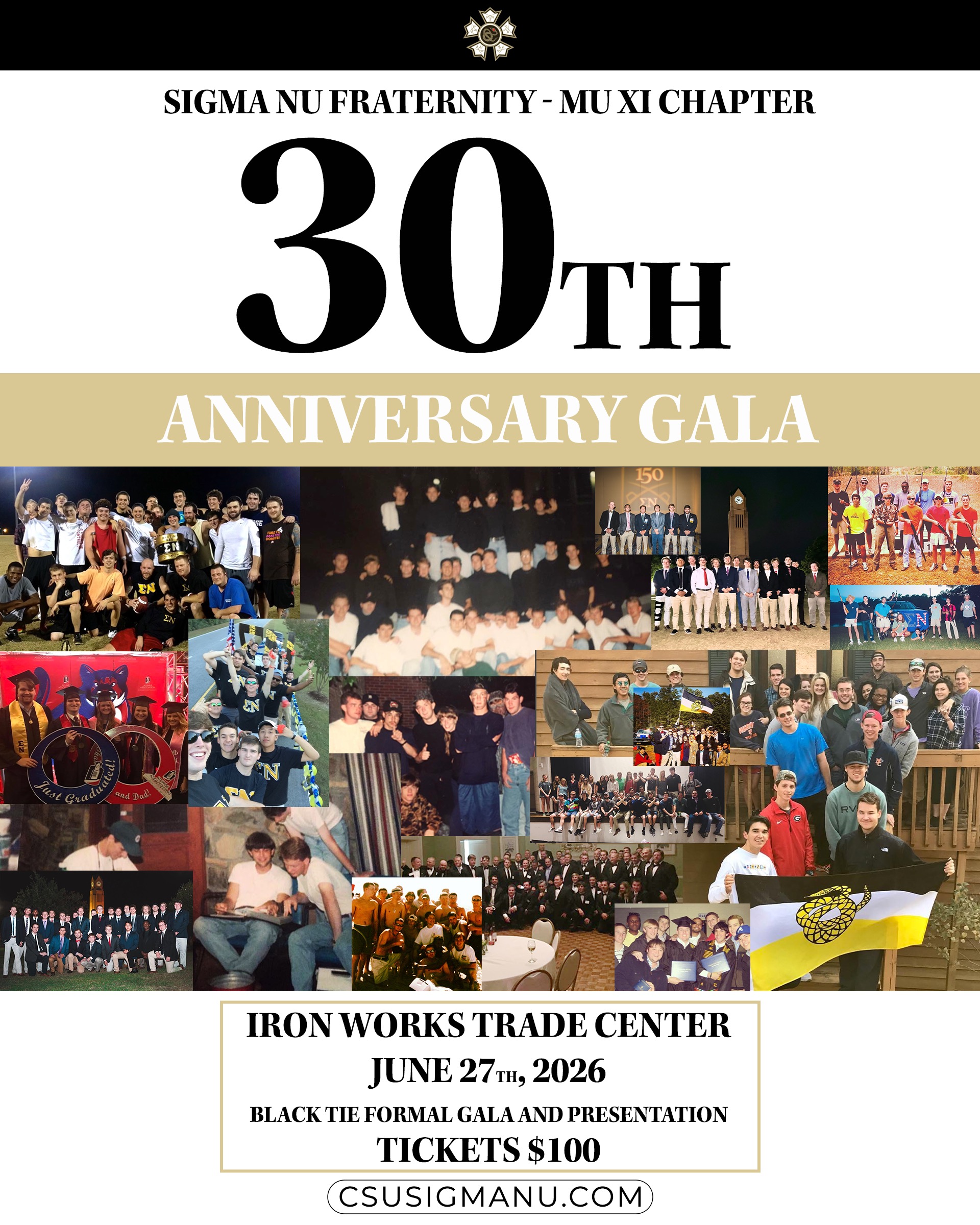 30th Anniversary Gala flyer